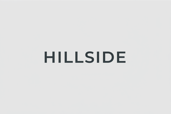 HILLSIDE Simple Logo - Charcoal